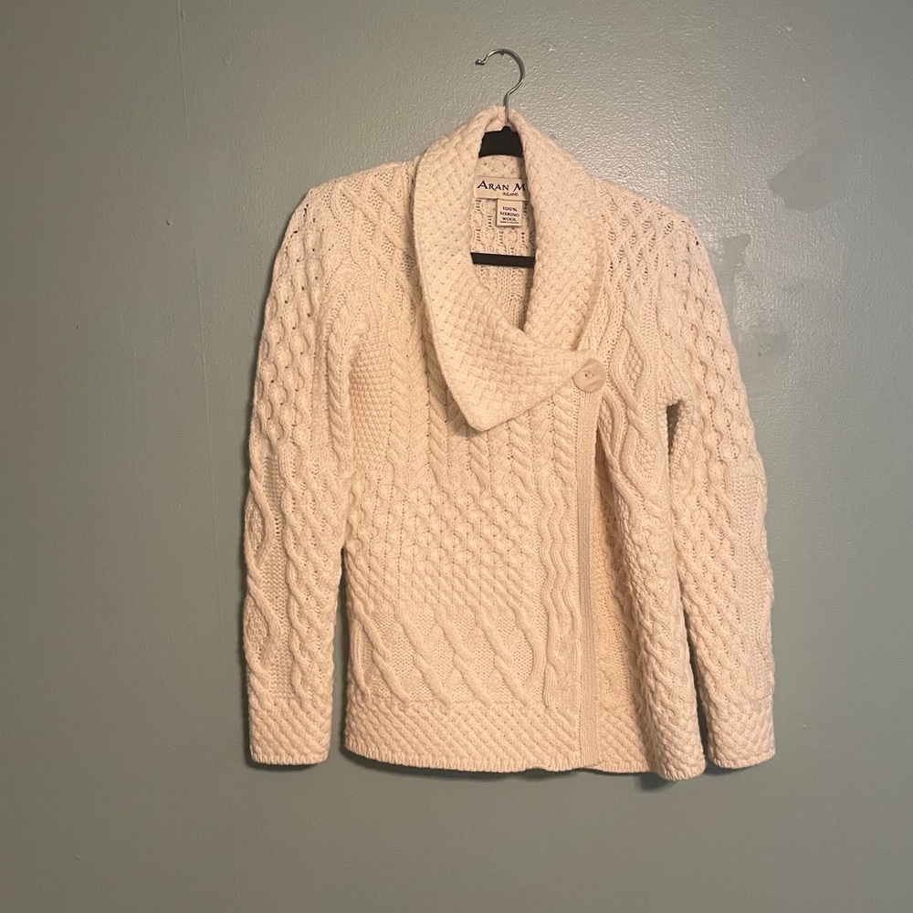 Aran Mor fisherman’s cardigan